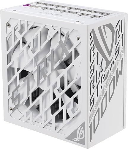 ASUS ROG Strix 1000W Platinum White Edition (80 Plus et Cybenetics Platinum, ATX entièrement modulaire, ATX 3.1, PCIe 5.1, GaN MOSFET, GPU-First IVS, ROG Equalizer 12V-2x6, 10 Ans) - 15