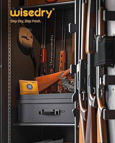 Miniatura 2 de wisedry Paquetes de desecantes grandes recargables de 7.05 oz para almacenamiento, paquetes desecantes de gel de sílice que indican el color, bolsas