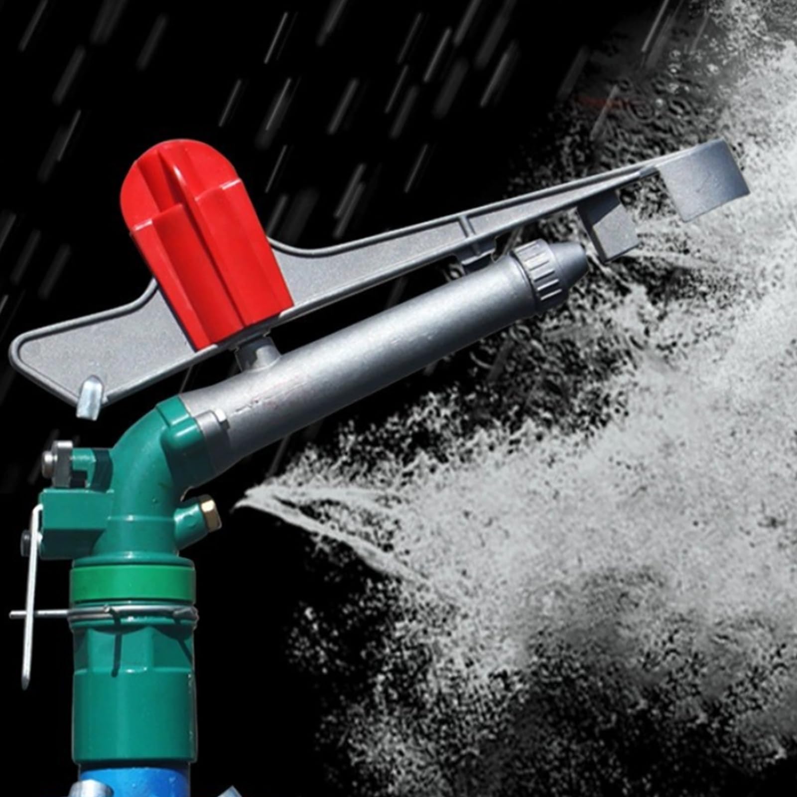 40 Irrigatori agricoli resistenti – Irrigazione a lungo raggio regolabile a 360° per fattoria, frutteto ad alta pressione