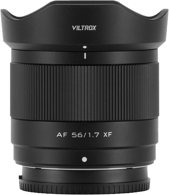 56mm F1.7 for Fuji X Mount, 56mm f/1.7 APS-C Autofocus Lens for Fujifilm X-Mount X-T5 X-T4 X-T30 II X-S10 X-T200 X-T30 X-H1 X-H2 X-T3 X-T100 | f/1.7 aperture with STM motor and 52mm filter for portraits, video and photography
