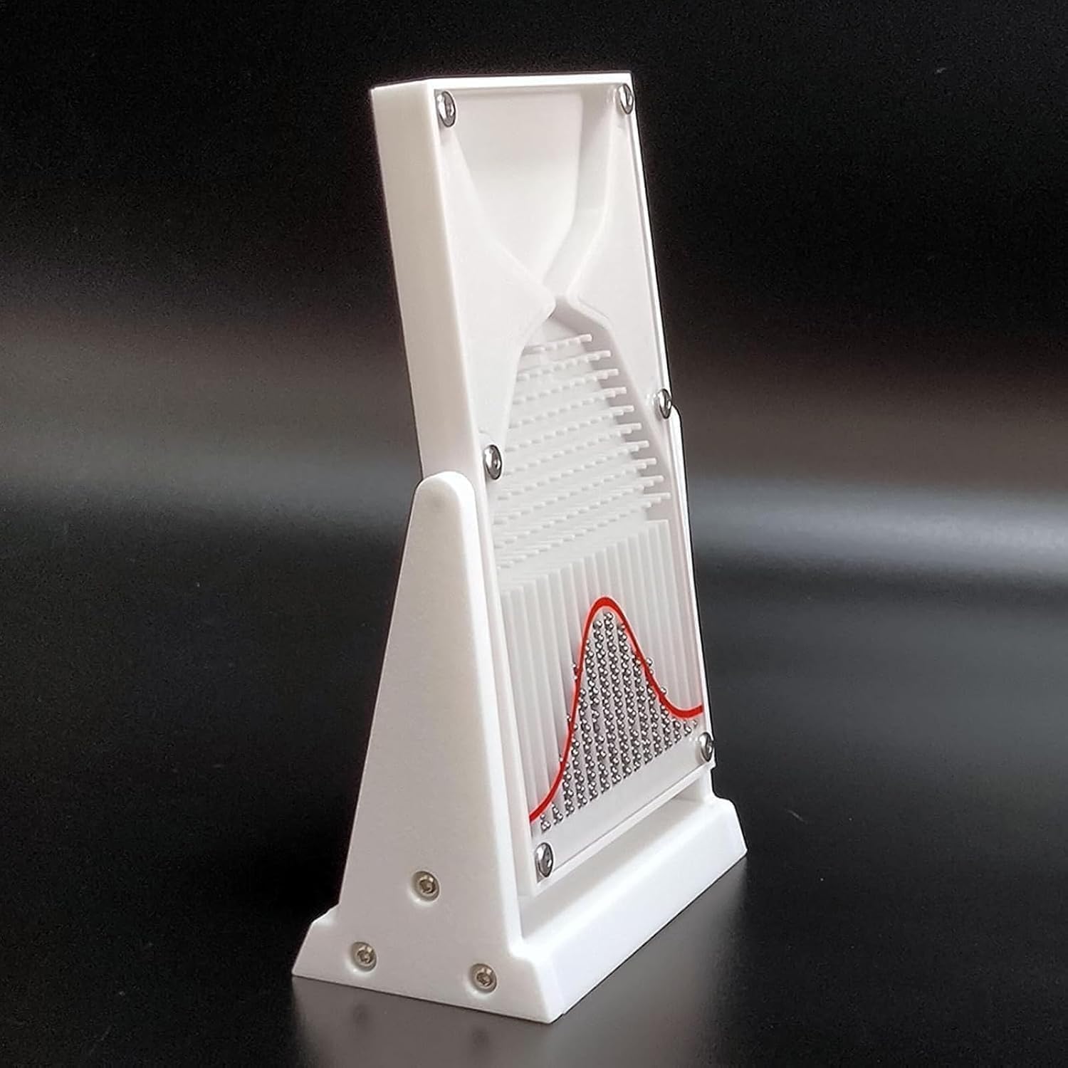 Galton Board, Desk bability Demonstration Model with Bell Curve, Physics Lab Teaching Tool, bability Demonstration Model, for School Laboratory Teaching and Random Distribution