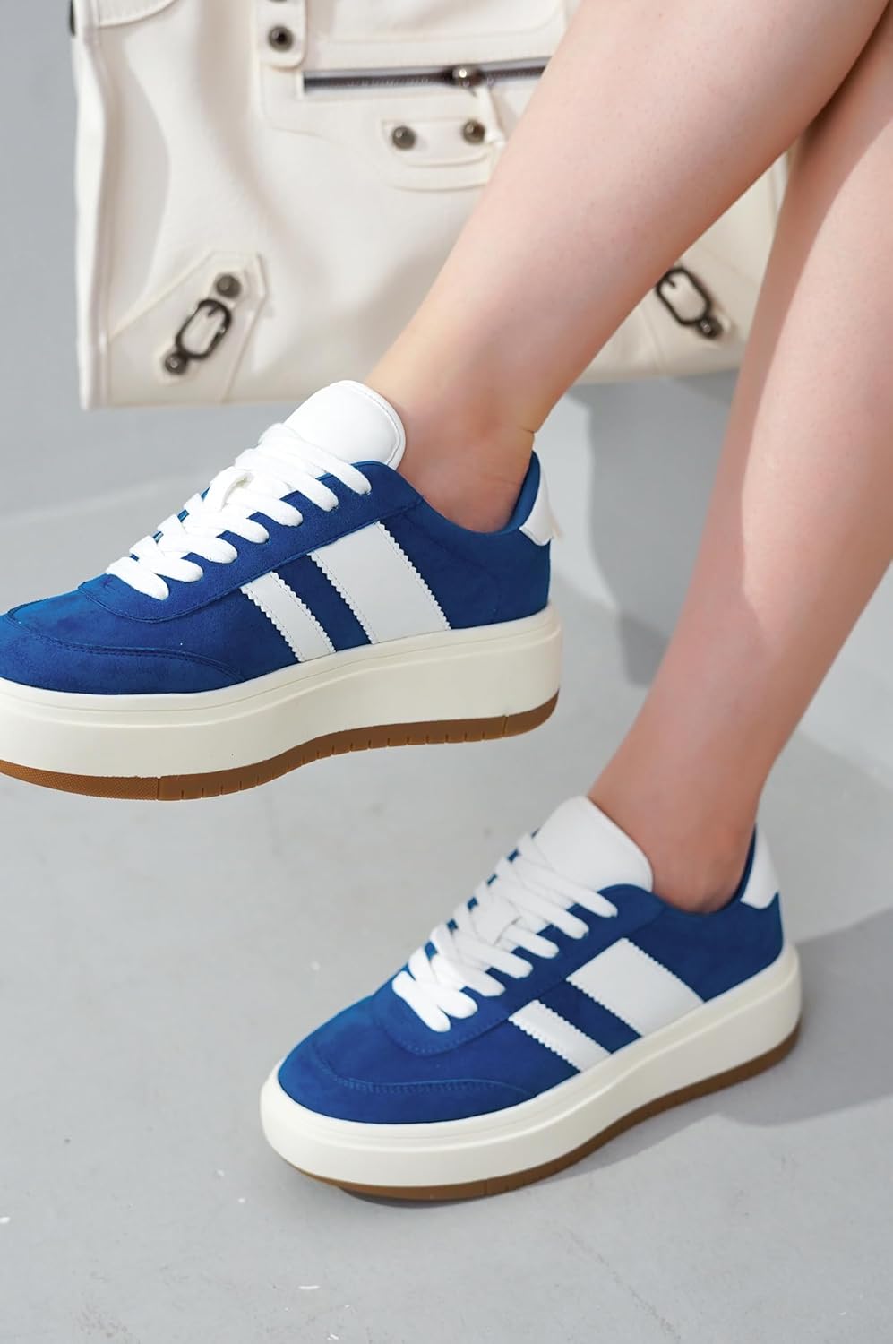 Project Cloud Platform Sneakers for Women - Lightweight Memory Foam Insole Womens Sneakers - Non-Slip Fashion Sneakers for Women Footwear - Women's Fashion Platform Shoes (Nita) - Image 2