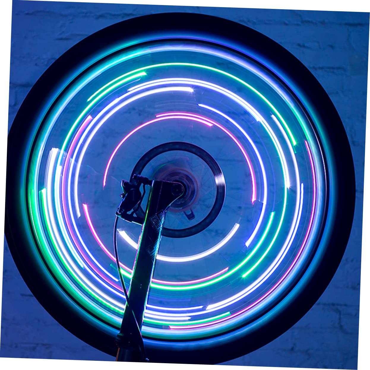 Toyvian Éclairage De Roue Éclairage De Moyeu Arrière De Vélo Éclairage De Roue Éclairage De Pneu Éclairage LED De Roue Éclairage Décoratif Éclairage Rechargeable Éclairage Filaire
