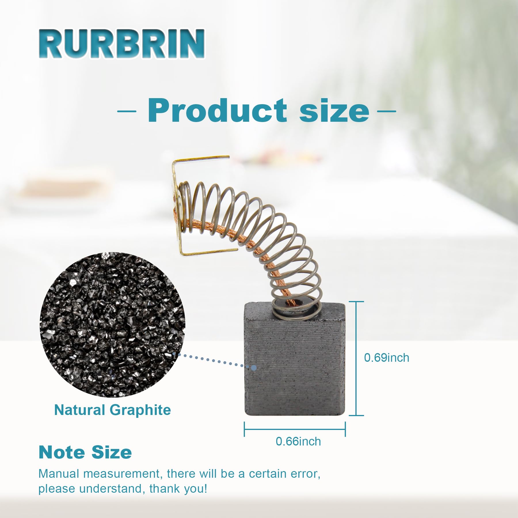 Amazon.com : RURBRIN (2 Pack 816768 Carbon Brush Compatible with