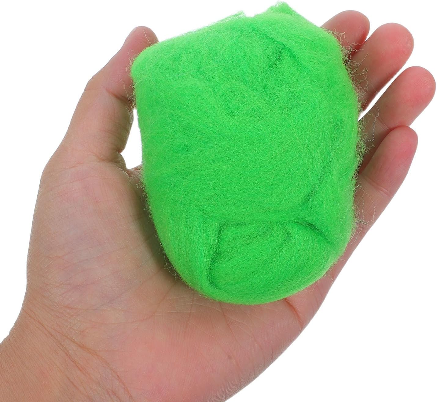 CIMAXIC 8pcs Needle Felting Wool, Wool Felting Roving for Beginners, Needle Roving Material for DIY Hand Spinning Craft, Teacher Appreciation 10g/Pack