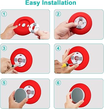 Wall Plate Cover Compatible with Google Nest Thermostat 2020, Silicone Fingerprint Resistant Bracket Mount Trim Kit for Nest Thermostat, Complementary Design Easy Installation Backplate for Home Black