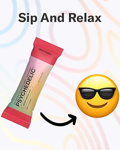 Miniatura 4 de Good Mood Mix - Ponche de frutas - Paquetes de polvo - Mezcla de bebida calmante de kava - Fácil de abrir una sola porción - Polvo de kava con sabor