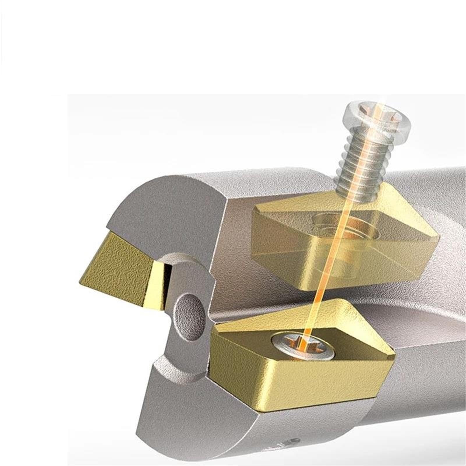 BAP400R Fräserhalter, rechtwinklig, CNC-Bohrstange, Hartmetall(400R C25-26-150-2T)