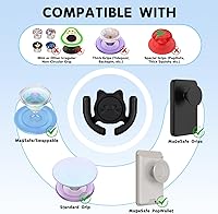 Vista 3 de Soporte multisuperficie para automóvil, paquete de 2 unidades compatible con soportes Popsocket, accesorios de soporte de dispositivos manos libres