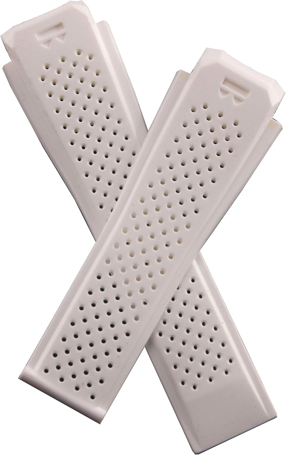 Watchstrapworld Hyper White silicone rubber watch band compatible with TAG Heuer Connected 46 smart watch, model no. SAR8A80.