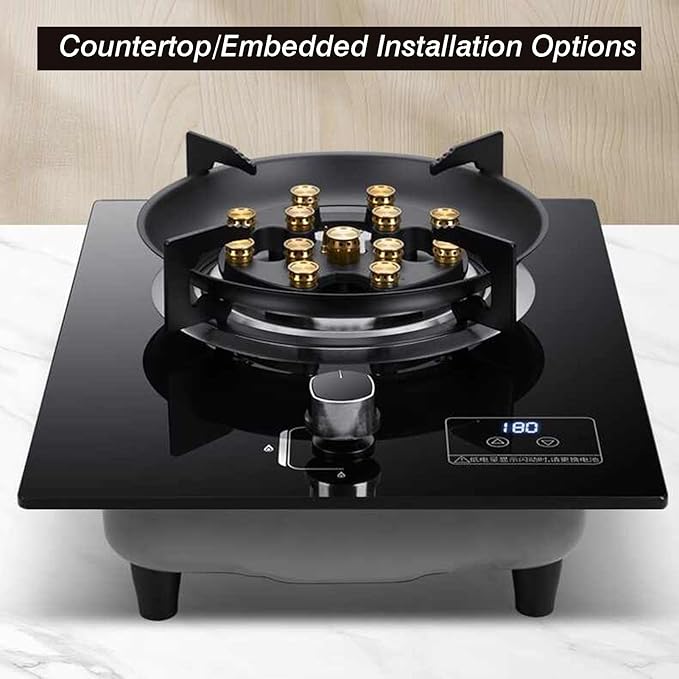 Estufa de Gas de 1 Puesto 5.2KW, Encimera, para Interior y Exterior miniatura 6