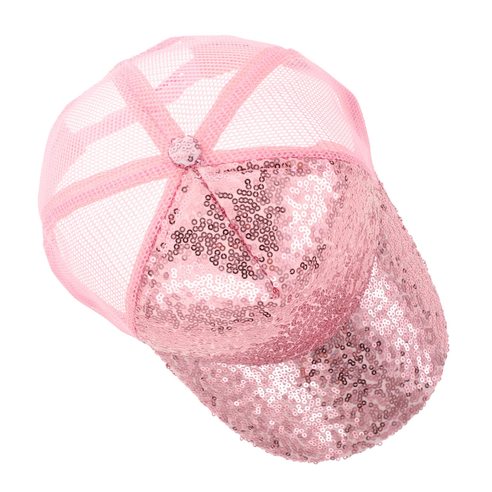 Gorro De Malla con Pico De Pato Gorra Parasol Sombreros para Niñas Sombrero para Correr Corriendo Gorra De Beisbol Gorra De Beisbol para Mujer Poliéster Rosa