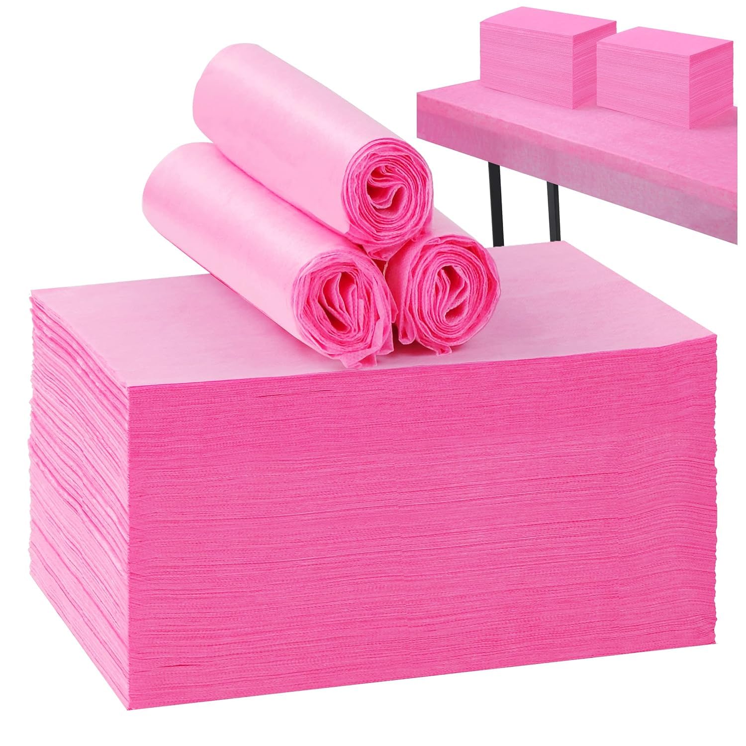 NEWFUN Sabanas Desechables Camilla Masaje，100pcs Sábanas Para Camillas No Tejidas，Sábana de Masaje Suave no Tejida，180x80cm，Adecuado Para Salones de Belleza，Spas，Masajes，Hoteles， Salones de Tatuaje