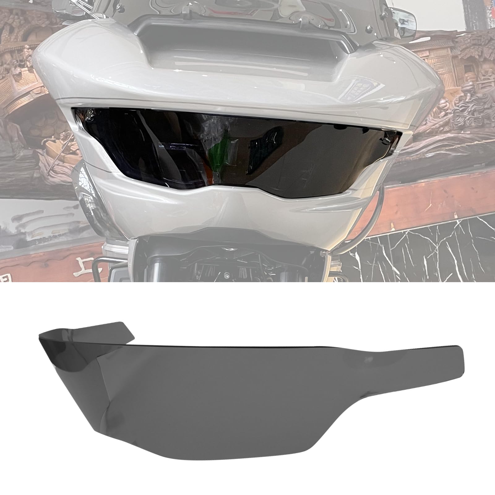 Amazon.com: RUNNING PANTHER Headlight Lens Cover for Harley, Front