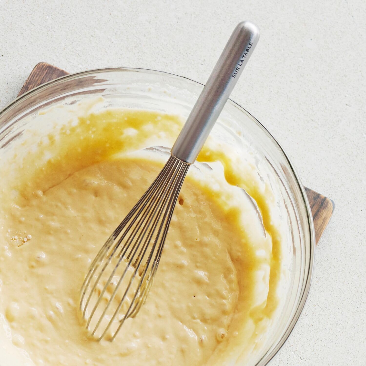 Sur La Table 8" French Whisk – Professional-Quality Stainless Steel for Beating, Mixing & Emulsifying