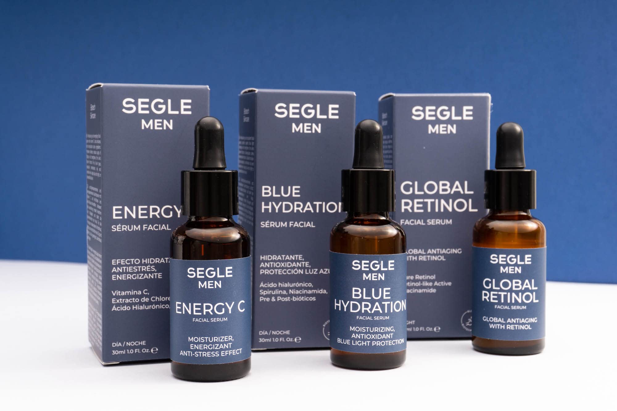 Segle Clinical | Sérum Energy C Hombre | Vitamina C | Antioxidante | Antiestrés | Arrugas menos marcadas | 30 ml