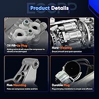 Vista 3 de ECCPP Compresor de CA con embrague 2002-2008 para compresor de CA Mini Cooper 1.6L