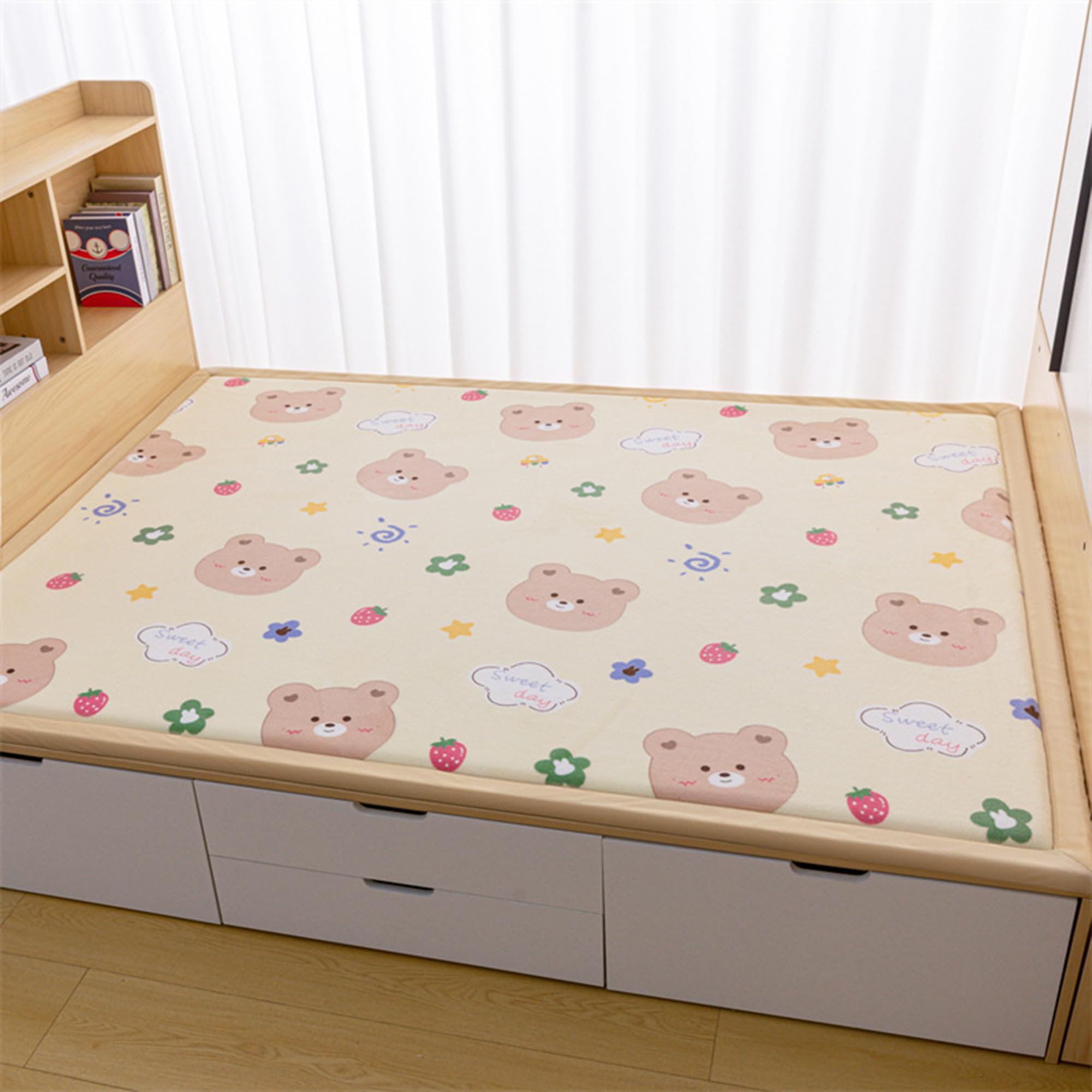 Tapis doux antidérapant pour chambre fini les glissades et tapis sales
