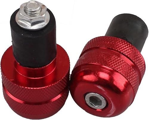 E-Bro 2PCS 78" motocicleta aluminio Grips mango barra extremo enchufe