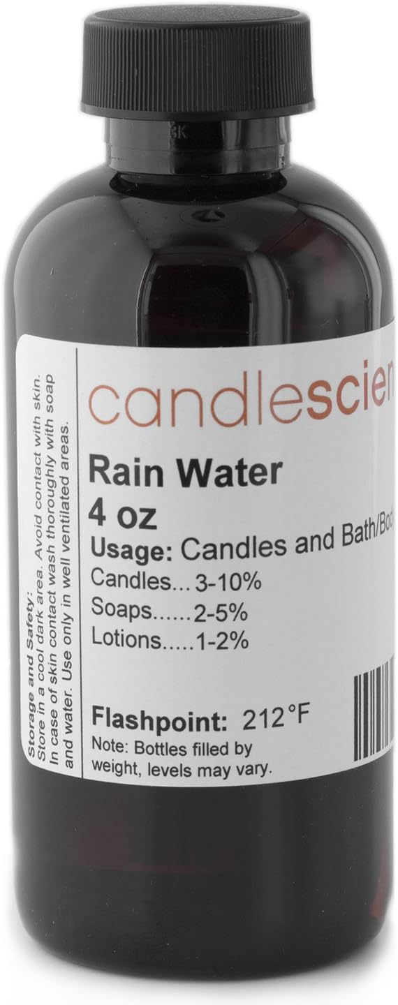 CandleScience Rain Water Candle Scent 4 oz. Lily
