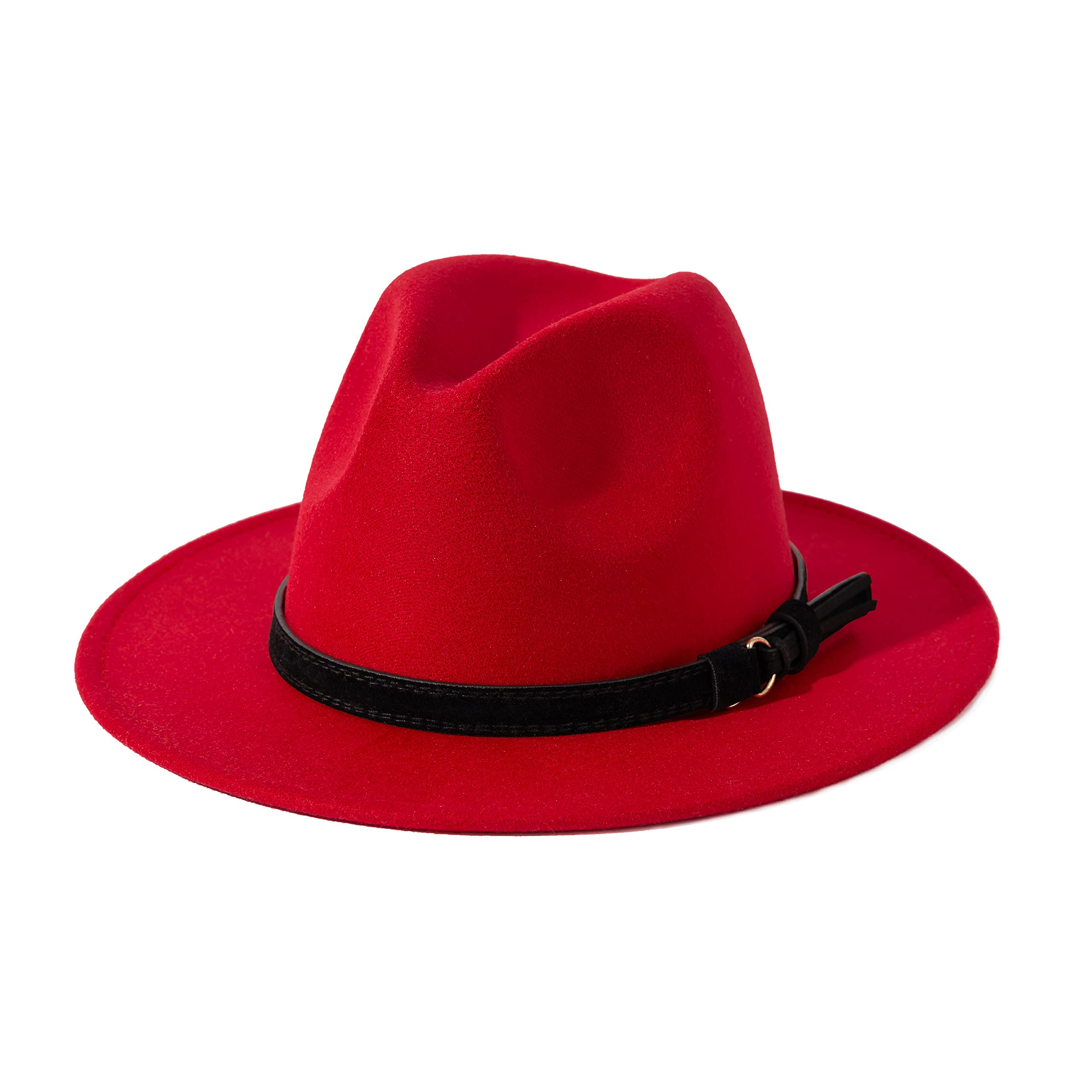 Lisianthus Men &amp; Women Vintage Wide Brim Fedora Hat