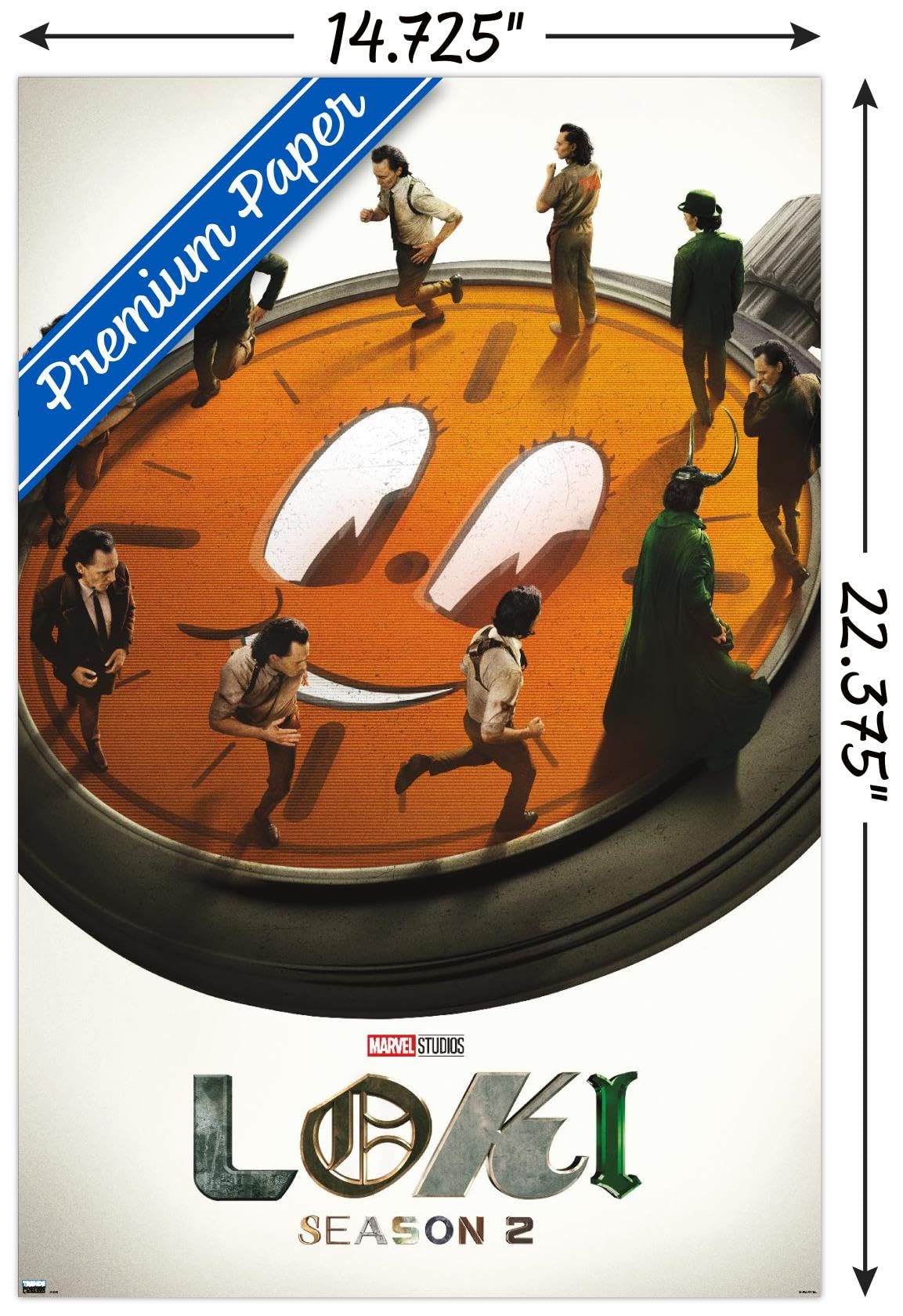 Amazon.com: Marvel Loki: Season 2 - One Sheet Wall Poster, 22.4L