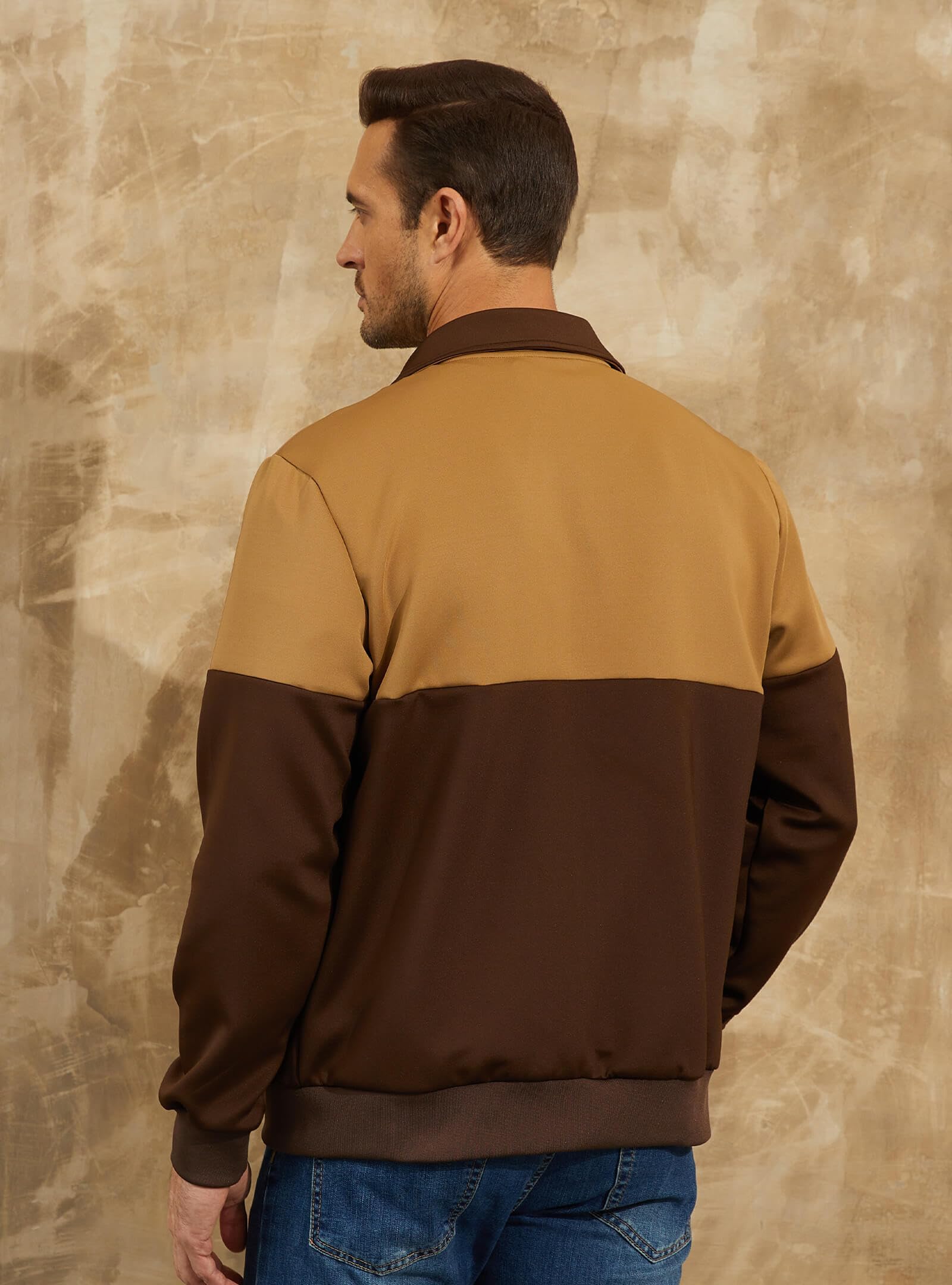 Zaitun Veste bomber légère et décontractée pour homme