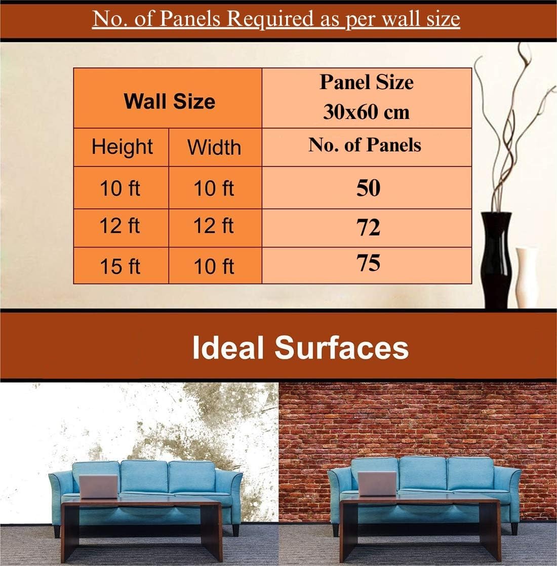 STL Self Adhesive Waterproof 3D Wall Panels – PE Foam Brick Wall Tiles & Wallpaper Stickers for Home, Office, Living Room, Kitchen, and Bathroom Décor (White Ocean Silver Panel, Pack of 20) 1