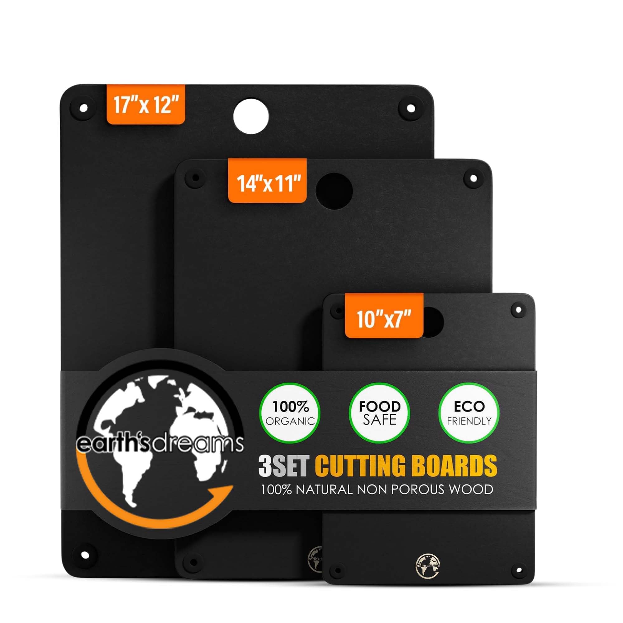 Earth's Dreams Composite Wood Cutting Board Set