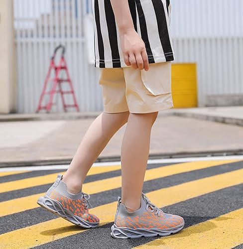 Miniatura 7 de Zapato deportivo Dadawen, ligero y transpirable, para correr, con correa, para niño y niña