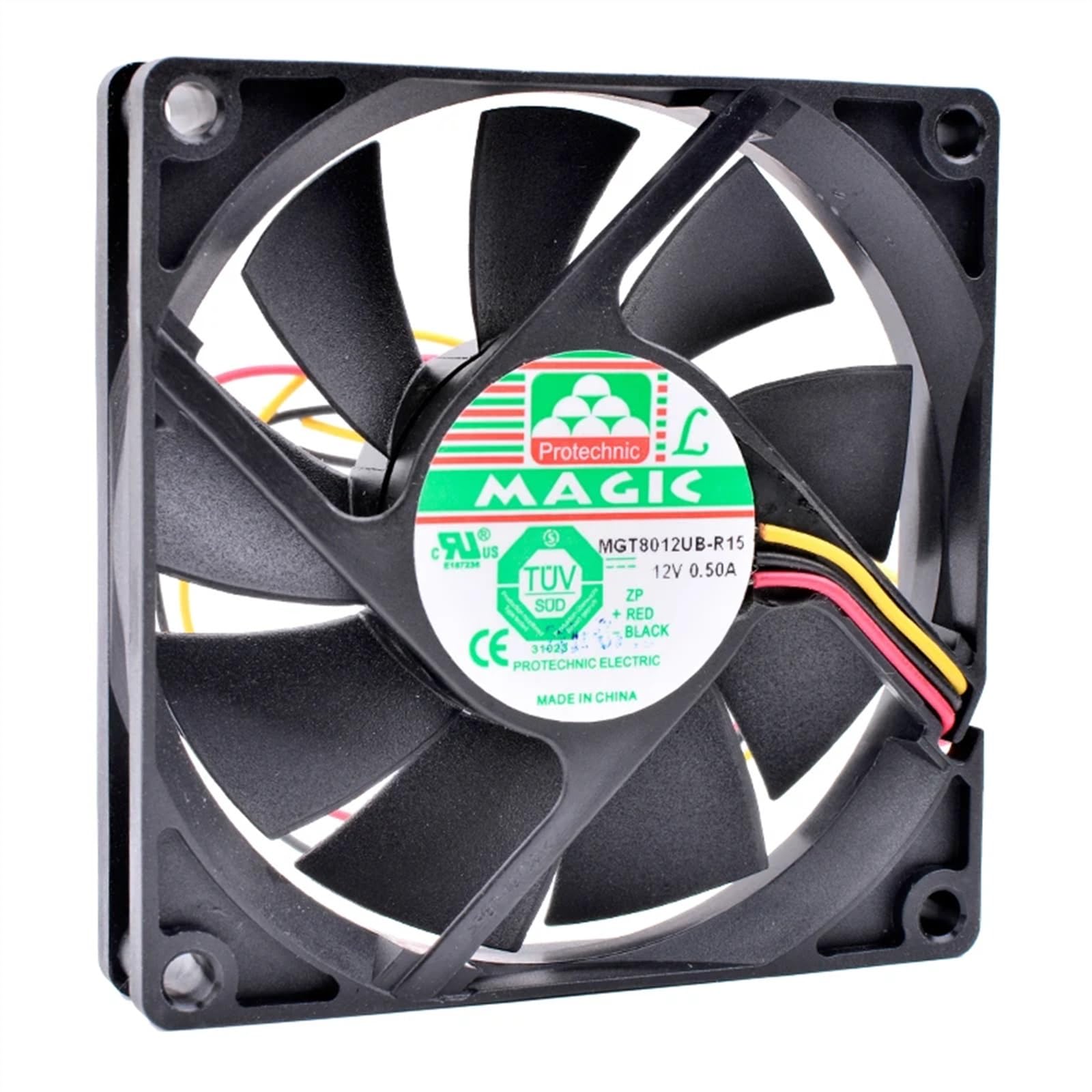 FCARUMIQP MGT8012UB-R15 8cm 8015 80x80x15mm DC12V 0.50A Computer case CPU Cooling Fan