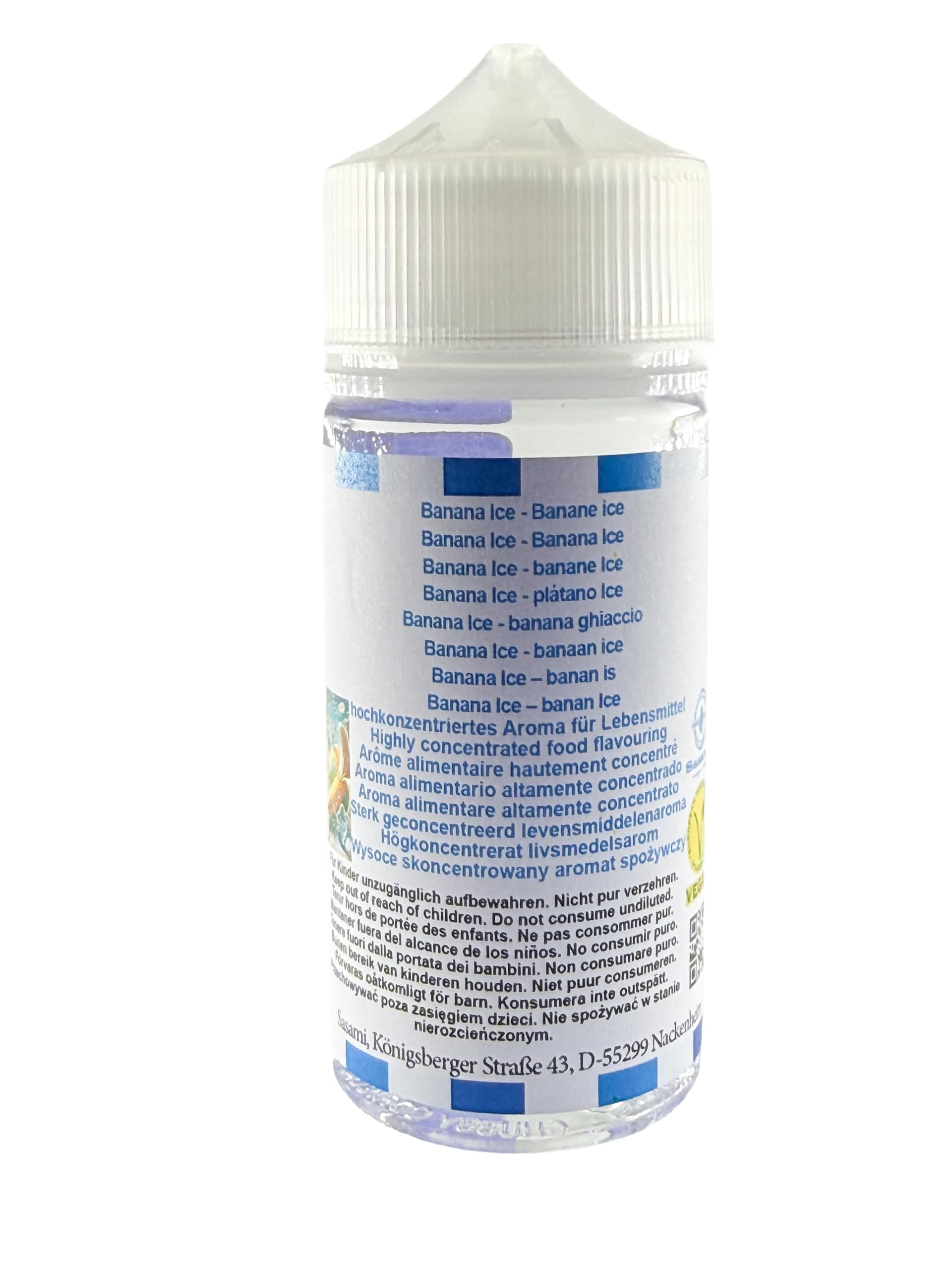 Banana Ice - banana ghiaccio aroma concentrato - vegano - Sasami - 100ml