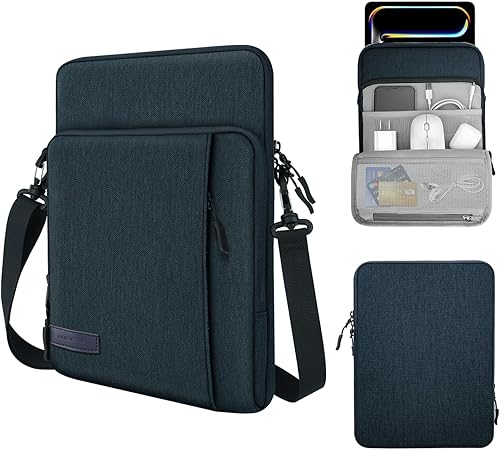 MoKo estuche con bolsillos para tablet de 12.9 pulgadas, para iPad Pro 20212020201820172015 de 12.9 pulgadas, Surface Laptop Go de 12.4 pulgadas y