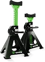 DRIVEUPTOOLS 3 Ton Jack Stands Pair - Adjustable 11-17 Inch Height, 6600 lbs Capacity for Cars, Trucks, SUVs