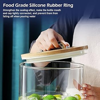 Amazon | ドリンクサーバー 5L 冷水筒 ガラス貯蔵タンク