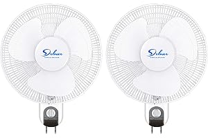 Simple Deluxe 16" Smart Wall Fan for the Home