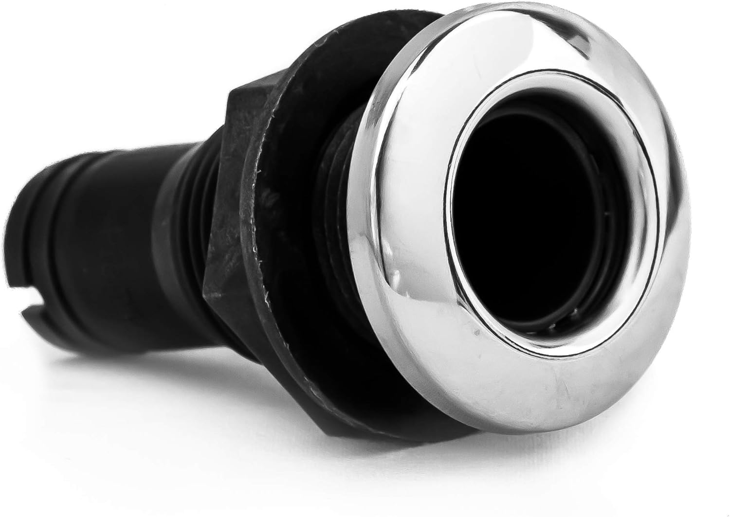 Five Oceans Black Straight Thru-Hull Connection for Hose, 3/4 inches FO-2995 : Boating Plumbing Fittings : Sports & Outdoors