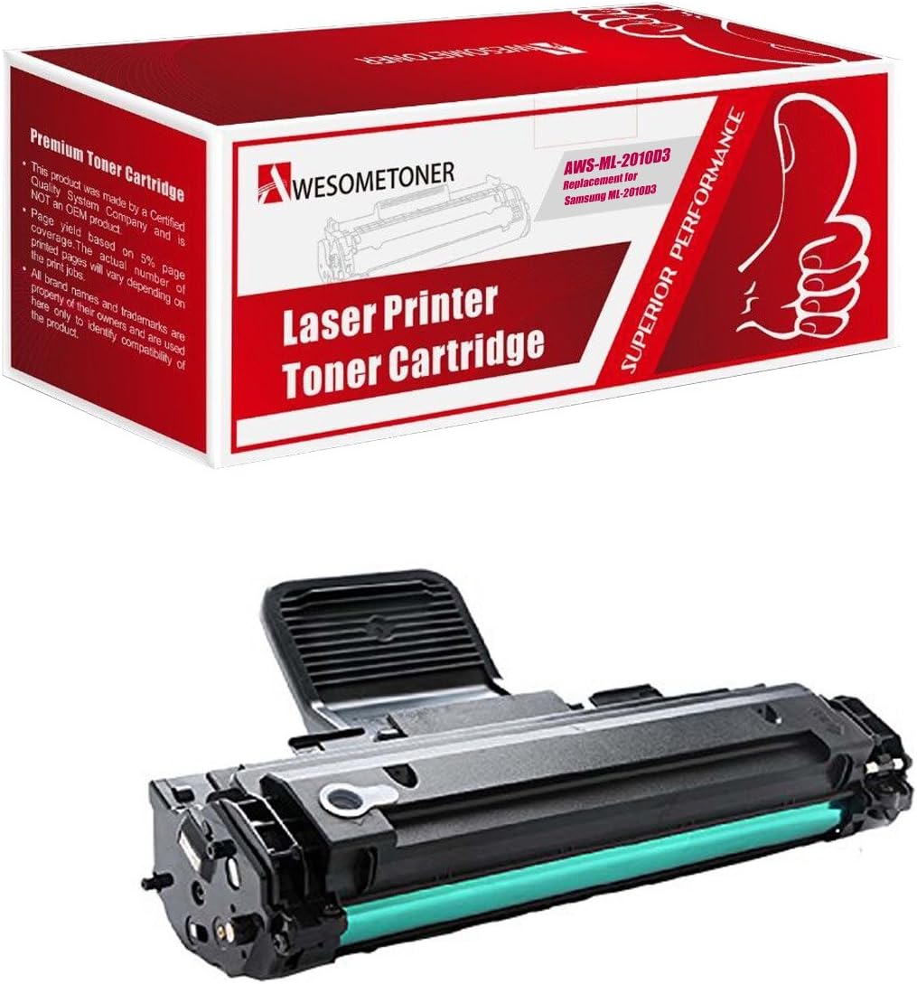 Awesometoner Compatible For Samsung ML2010 Laser Toner Cartridge โ High Yield