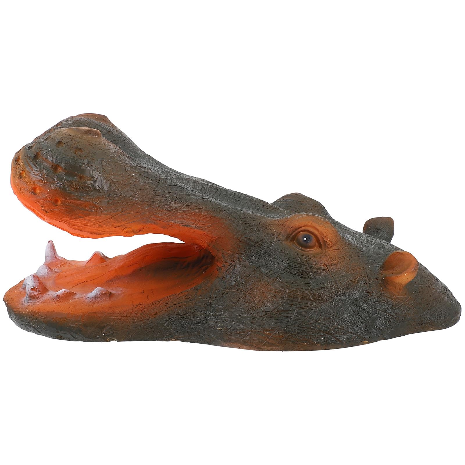 Statue de jardin tête d'hippopotame : l'astuce déco pour embellir un bassin vide ou une piscine