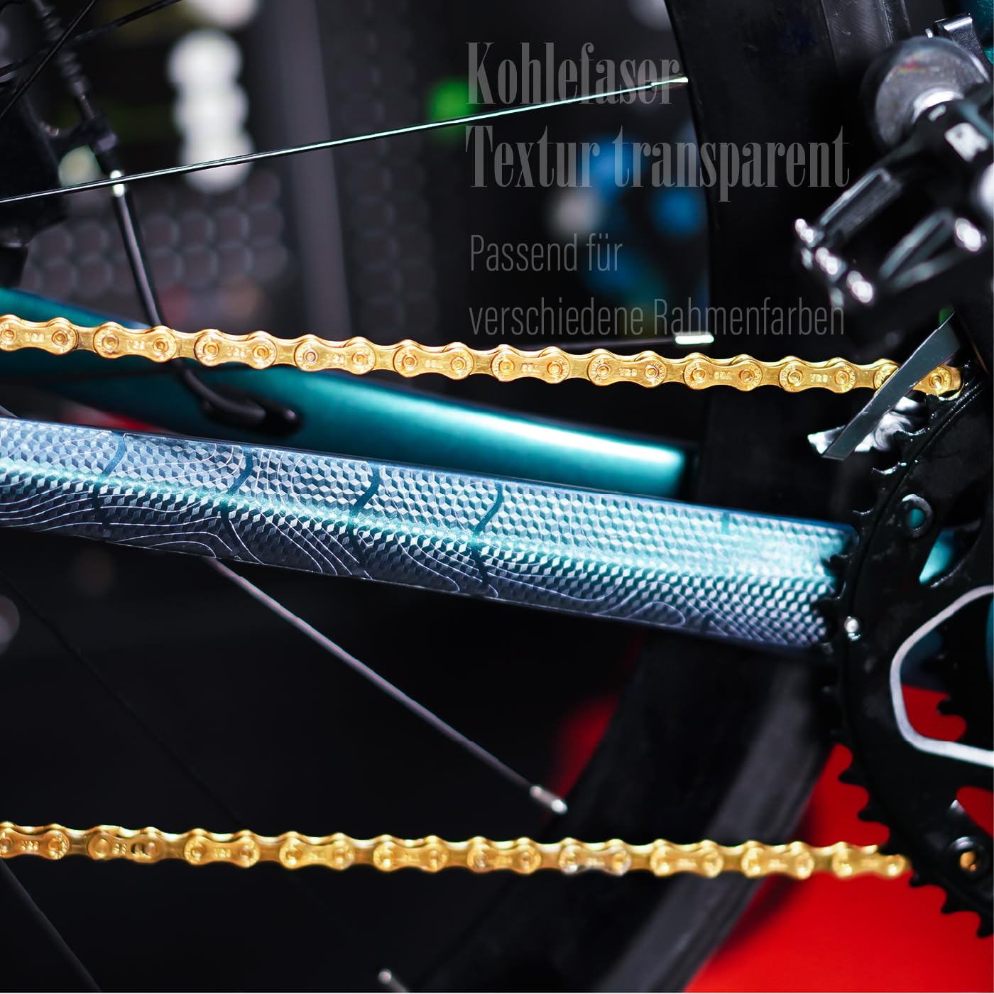 Lot de 20 films de protection de peinture autocollants pour cadre de vélo de route / gravure, protection de cadre pour tube supérieur/inférieur, entretoises de siège, bases de chaîne