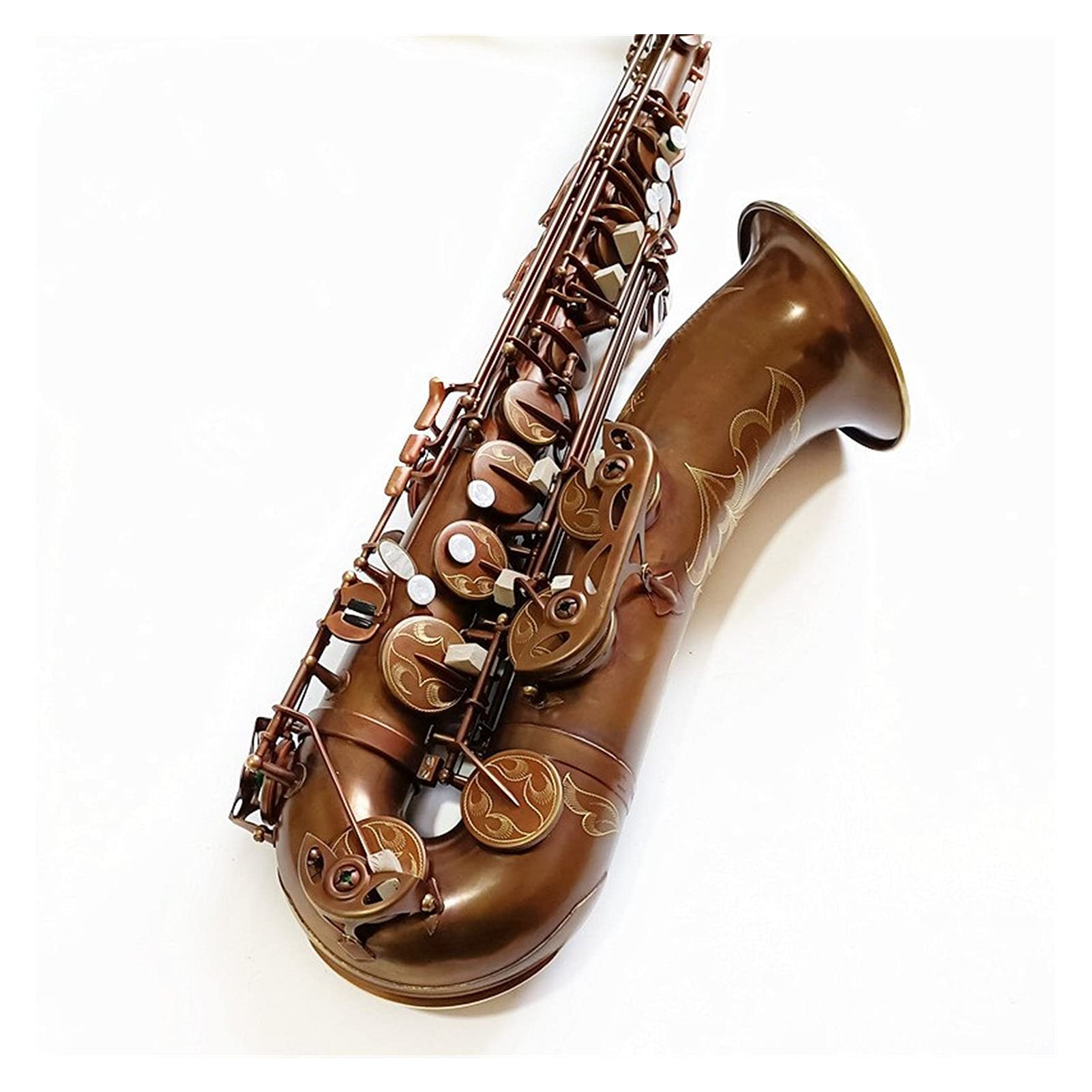 Sassofono Tenor Antique Rame B Flat Tenor Sax Bocchino in Bronzo retrò Sassofono Studenti