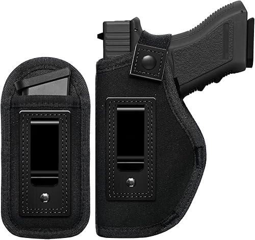 Fundas universales para pistola con bolsa Mag para hombresmujeres, IWB 0.354 in pistolera diestro zurdo, transporte oculto, se adapta a S&W M&P
