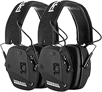 Vista 11 de PROHEAR Orejeras electrónicas digitales de protección auditiva con almohadillas de gel GEP02, orejeras de amplificación de sonido 5X, protección