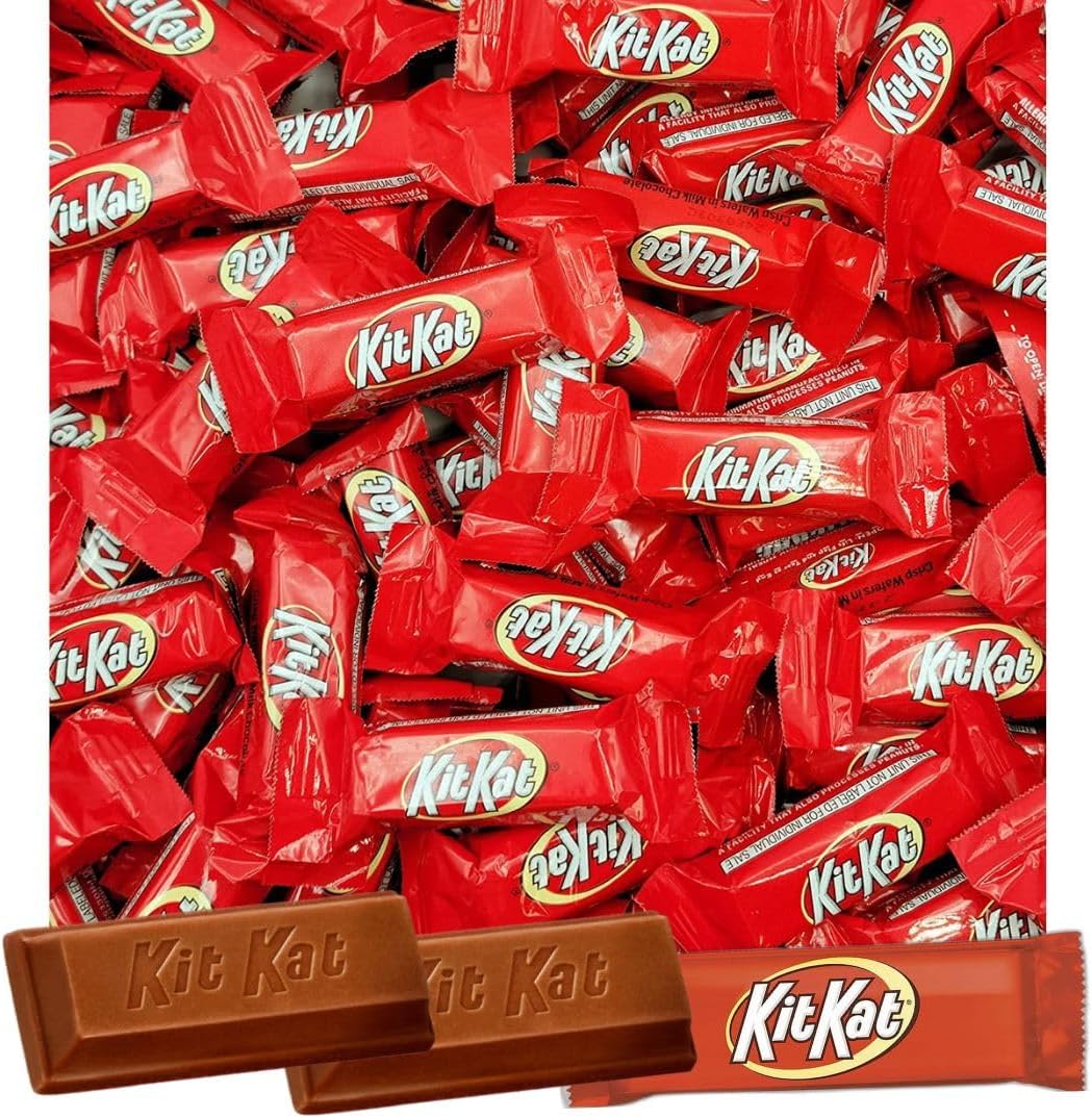 KitKat Miniatures Chocolate Candy - Bite-Sized Milk Chocolate Wafers - Individually Wrapped - Bulk Pack - 2 Pound (Pack of 1)