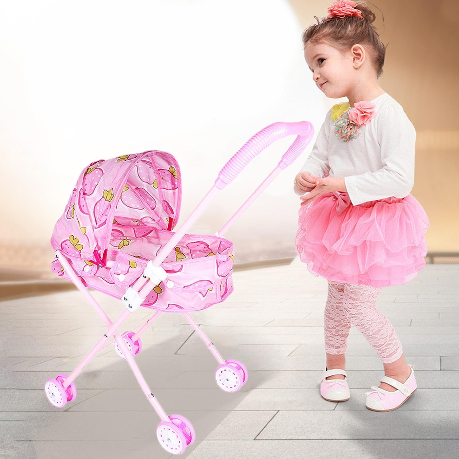 Poussette De – Conception De Nacelle Réaliste, Auvent Rétractable