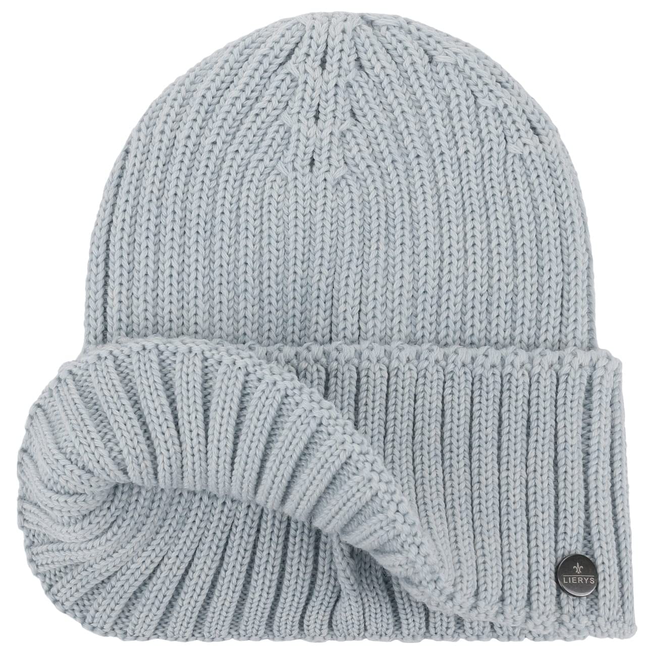 Lierys Gorro de Punto con Vuelta Merino Unisex Otono Invierno