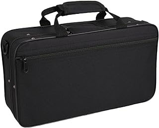 Klarinettenkoffer Tragbarer Klarinetten B# Klarinettenkoffer Bb Klarinettenkoffer Tasche mit Schaumstoff Gepolstert Verstärktes Oxford Gewebe für Klarinette