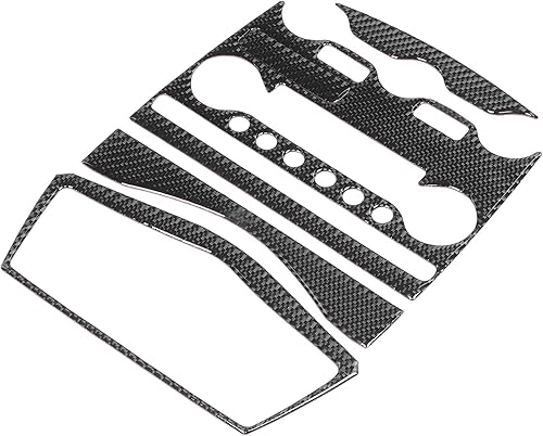 Miniatura 4 de Cubierta de panel de CD, cubierta de panel de CD, cubierta de consola de CA, interruptor de acondicionador de fibra de carbono, calcomanía