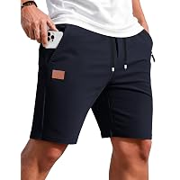 TARAINYA Cotone Pantaloncini Uomo Sportivi Zip Coulisse Pantaloncini Running Palestra