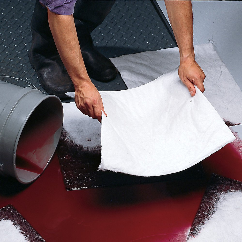 Spill Clean-Up Sorbent Pads - Polypropylene Fill